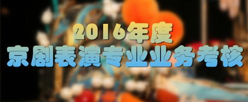 大鸡巴顶大胸视频免费国家京剧院2016年度京剧表演专业业务考...